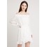 Nly by Nelly BLISS OFF SHOULDER DRESS Sukienka letnia white NEG21C00F