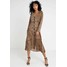Gina Tricot HANNIS BUTTON DOWN DRESS Długa sukienka beige/brown GID21C021