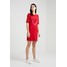Love Moschino Sukienka z dżerseju red LO921C049