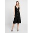 ONLY ONLNELLA BUTTON DRESS Sukienka dzianinowa black ON321C19N