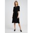 Lauren Ralph Lauren Sukienka z dżerseju black L4221C0O3