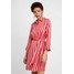 Modström PRINT DRESS Sukienka koszulowa red/pink MO421C05E