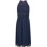 STAR NIGHT Sukienka koktajlowa 'short dress (005 long version) chiffon & rhinestones' STG0015001000004