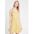 New Look PRINT RUFFLE EDGE SUNDRESS Sukienka letnia yellow NL021C103