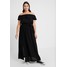 New Look Curves PLAIN STRAPPY DRESS Długa sukienka black N3221C095