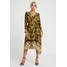 Wallis Petite BORAQUE HANKY DRESS Sukienka letnia black/yellow WP021C05C