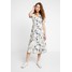Warehouse BIRD PRINT MIDI DRESS Sukienka koszulowa ivory WA221C0JP