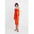 Club L London COWL NECK DRESS Sukienka letnia orange CLK21C02F