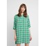 Monki RINA DRESS ONLINE UNIQUE Sukienka koszulowa green MOQ21C03B