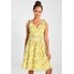 Esprit Collection FLUENT GEORGE Sukienka letnia yellow ES421C0PE