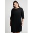 Zizzi XSTRIPE 3/4 DRESS Sukienka letnia black Z1721C06D
