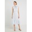 Lauren Ralph Lauren KANDILLA SLEEVELESS CASUAL DRESS Sukienka letnia silk white/english blue L4221C0RN
