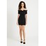 Missguided LETTUCE NECK LACE UP DRESS Sukienka letnia black M0Q21C14S
