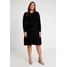 Dorothy Perkins Curve DRESS Sukienka dzianinowa black DP621C0A4