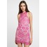 Love Triangle FLOWER BOMB DRESS Sukienka koktajlowa fuschia pink LOE21C02R