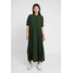 Weekday STORM DRESS Sukienka koszulowa dark green WEB21C02N