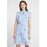 mint&berry SHORTSLEEVE DRESS WITH RUFFLE Sukienka letnia blue M3221C0TC