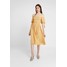 Dorothy Perkins YELLOW DITSY SHIRRED MIDI DRESS Sukienka letnia yellow DP521C1ZE