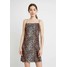 Dorothy Perkins LEOPARD CAMI DRESS Sukienka letnia brown/offwhite DP521C1WS