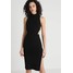 New Look GO STRAPPY SIDE MAXI Sukienka z dżerseju black NL021C0Y7