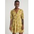 Glamorous Petite BUTTO FRONT TEA DRESS Sukienka letnia yellow ditsy GLB21C02G
