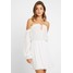 Nly by Nelly SOFT OFF SHOULDER DRESS Sukienka koszulowa white NEG21C00E