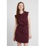 Ragwear ZOFKA DRESS ORGANIC Sukienka z dżerseju wine red R5921C03C