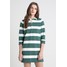 Abercrombie & Fitch RUGBY POLO DRESS Sukienka z dżerseju white/green A0F21C022