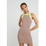 TWINTIP Sukienka z dżerseju multicoloured/grey TW421C05Z