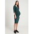 New Look Maternity PLAIN 3/4 MIDI Sukienka z dżerseju dark khaki N0B29F04H
