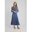 Polo Ralph Lauren NOVELTY TEXTURE Długa sukienka river blue heather PO221D064