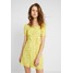 Warehouse SHRIMPS PRINT DRESS Sukienka letnia yellow WA221C0J7