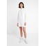 Calvin Klein Jeans LOGO DRESS Sukienka letnia bright white/safety yellow C1821C03Y