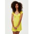 PULL&BEAR MIT CARMEN-AUSSCHNITT Sukienka koszulowa yellow PUC21C0C3