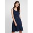 edc by Esprit DRESS SOLID Sukienka z dżerseju navy ED121C0MV