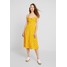 Warehouse SPOT STRAPPY CAMI MIDI DRESS Sukienka letnia yellow WA221C0JK