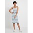 TWINTIP Sukienka z dżerseju white/blue TW421C05X