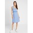 TOM TAILOR PRINTED DRESS Sukienka z dżerseju blue/white TO221C0B4