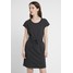 Vero Moda VMAPRIL SHORT DRESS Sukienka z dżerseju black/snow VE121C1DU