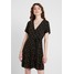 Envii ENFAIRFAX DRESS Sukienka koszulowa black/orange EI421C02V