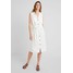 PIECES Tall PCWHY TIE BELT MIDI DRESS Sukienka koszulowa bright white PIP21C008