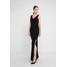 Lauren Ralph Lauren MATTE JARLANNAH TRIM Długa sukienka black L4221C0TD