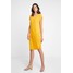 Selected Femme SFIVY KNEE DRESS Sukienka z dżerseju radiant yellow SE521C09I
