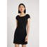edc by Esprit BACKDETAIL Sukienka z dżerseju black ED121C0MA