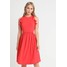 Second Script Petite FRILL DETAIL DRESS Sukienka letnia red SEG21C00K