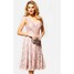 HotSquash FLORAL Sukienka koktajlowa light pink HOW21C015