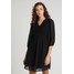 Vero Moda VMMELLY 3/4 PLEAT SHORT DRESS Sukienka koktajlowa black VE121C1LK
