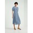 Diane von Furstenberg DRESS Sukienka koszulowa new navy DF221C013