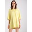 Weekday HUGE DRESS Sukienka z dżerseju yellow WEB21C006