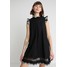 Scotch & Soda A-LINE DRESS WITH EMBROIDERY AND LADDER TAPES Sukienka letnia black SC321C016